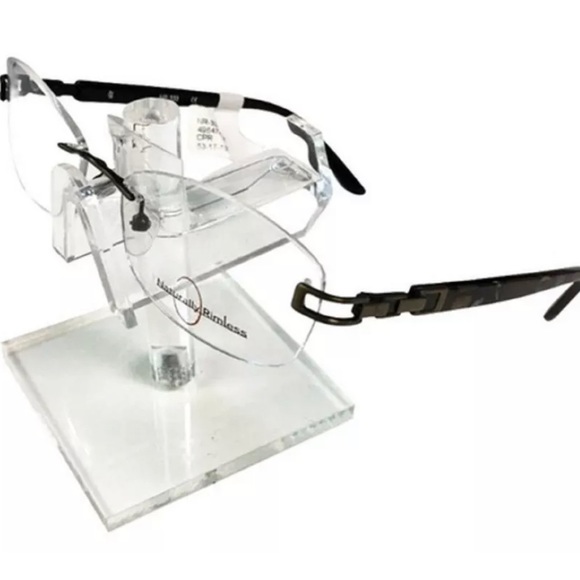 NATURALLY RIMLESS EYEGLASSES 4964742 RIMLESS 53-17-135 METAL FRAME COPPER MRSP - Picture 5 of 5